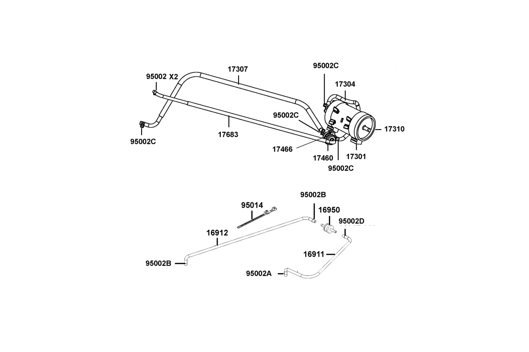 MXU 270I EURO 2026MY Aicv parts diagram
