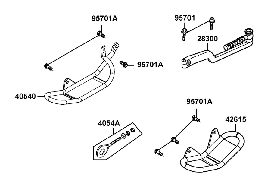 F14 Kick Arm parts diagram