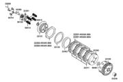 E05 Clutch parts diagram thumbnail