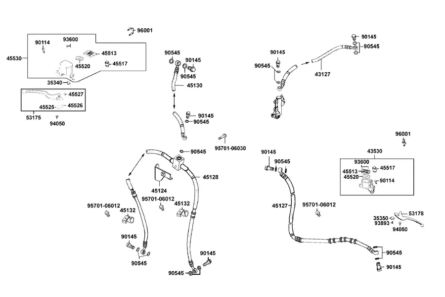 F04 Master Cylinder parts diagram