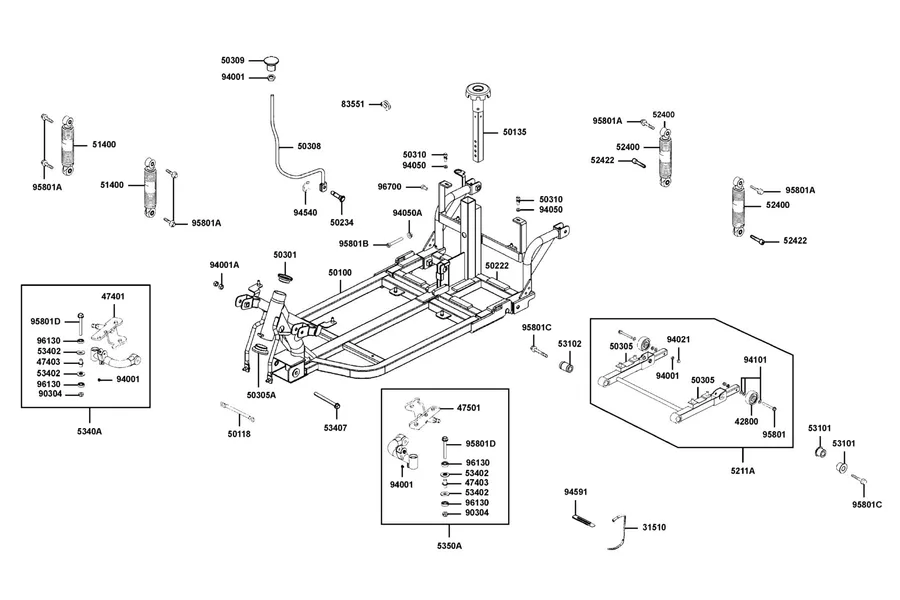 F11 Frame Body parts diagram