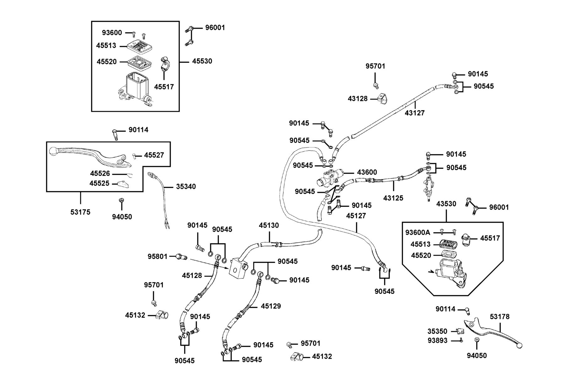 MXU 270(2021) Master Cylinder parts diagram