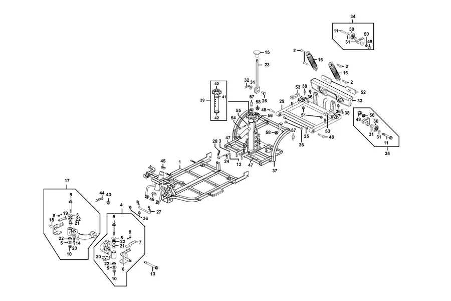 F11 Frame Body parts diagram