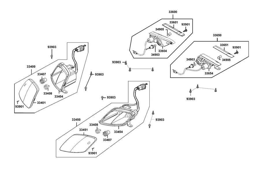 F09 Winker parts diagram