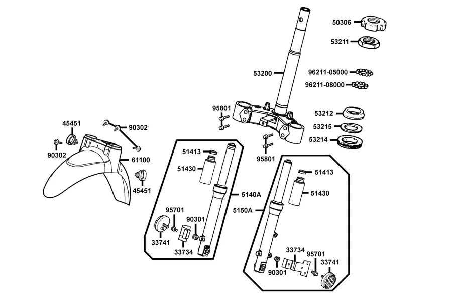 F06 Front Cushion parts diagram