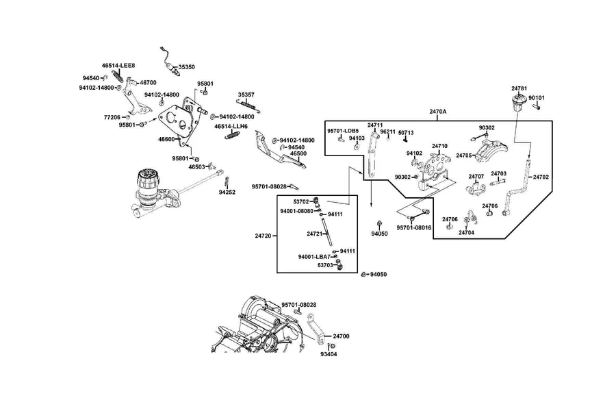 F15 Shifter Assy parts diagram