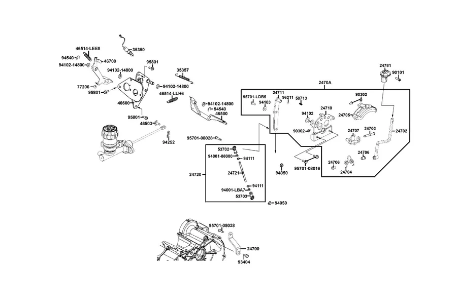 F15 Shifter Assy parts diagram