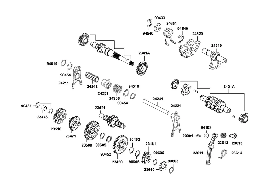 E07 Clutch Assy Primary parts diagram