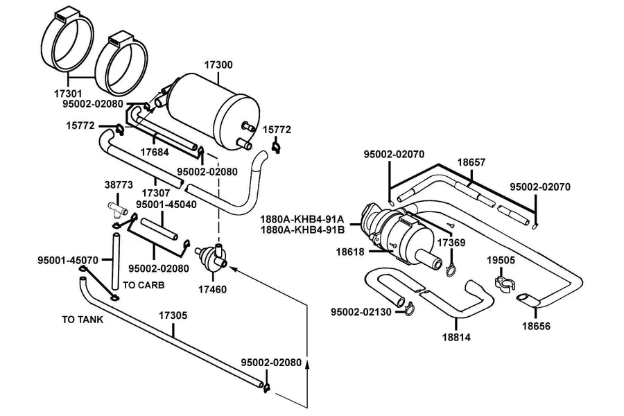 F21 Canister parts diagram