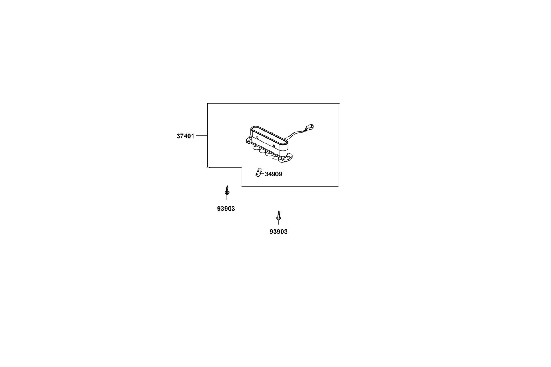 Mongoose 270i(2023MY) Pilot Lamp parts diagram