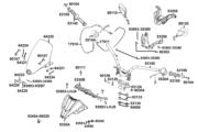 F03 Handle Steering ● Handle Cover parts diagram thumbnail