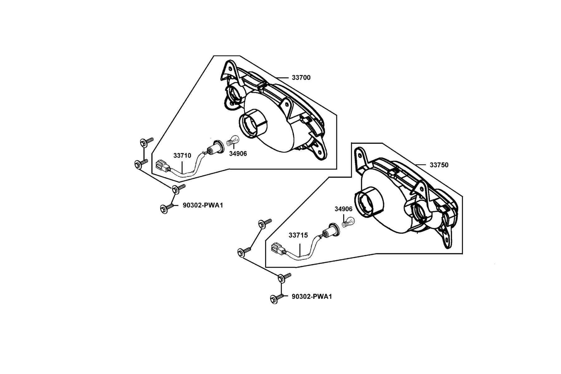 UXV Light Assy Rr Comb parts diagram