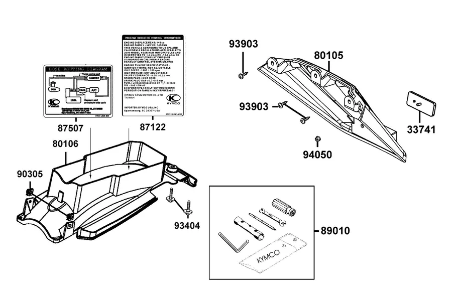 F19 Rear Fender parts diagram
