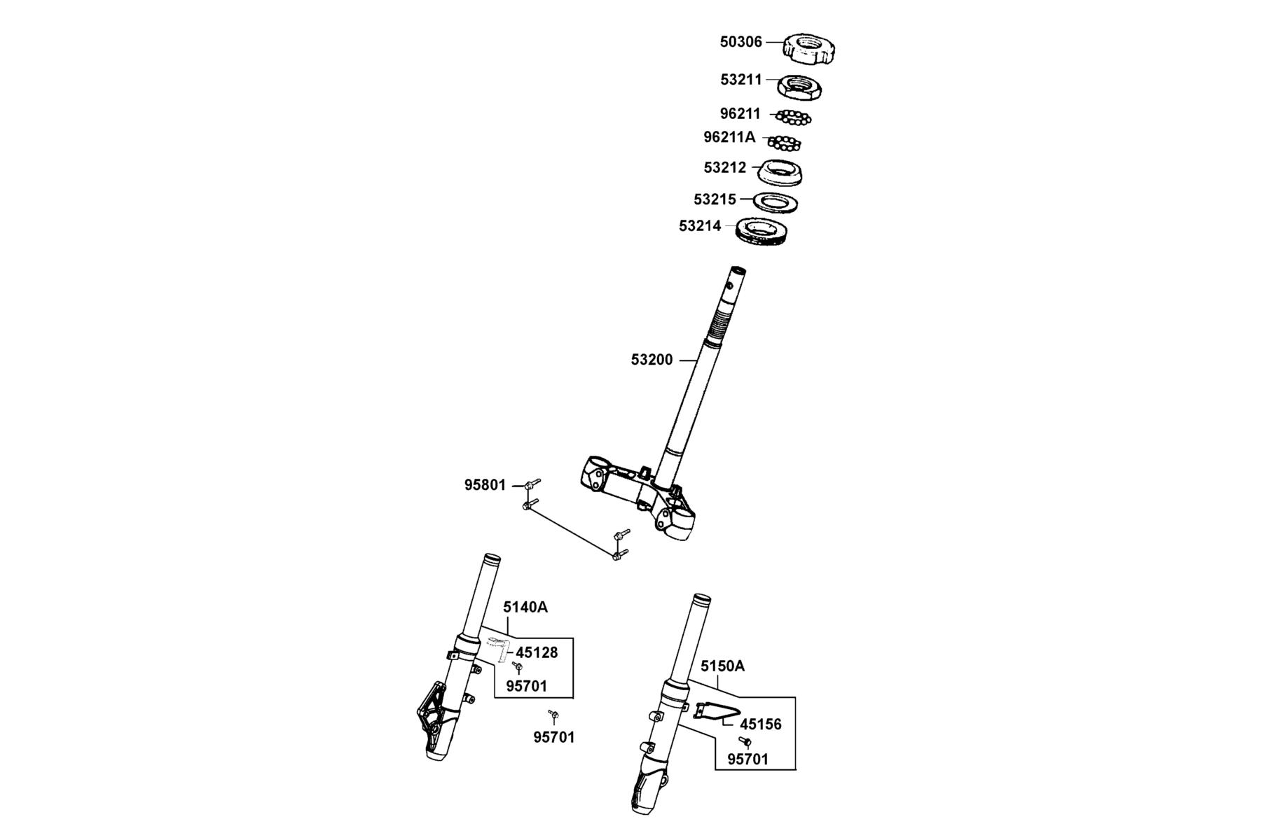 KYMCO MOVIE 150 (2013) Front Cushion parts diagram