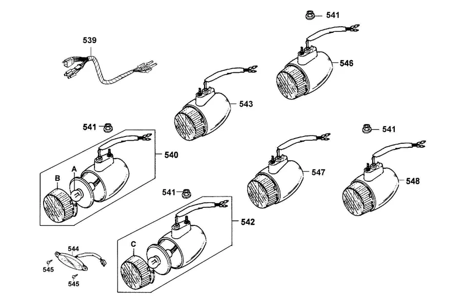 F18 Winker parts diagram