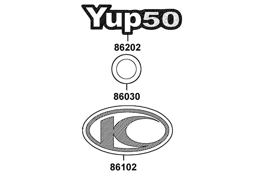 F24 Emblem and Stripe parts diagram