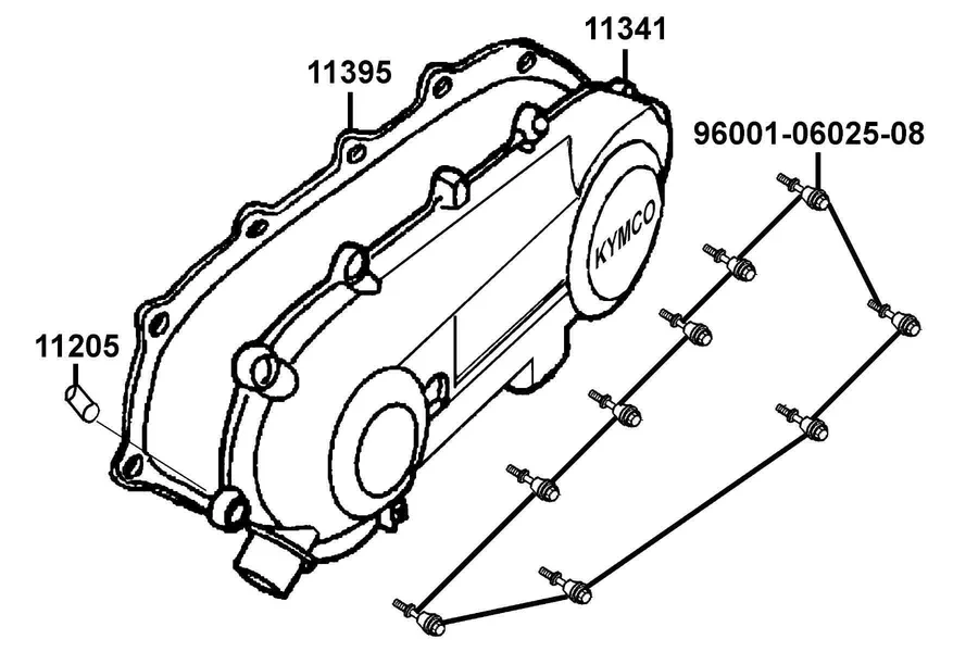 E05 Cover L Side parts diagram