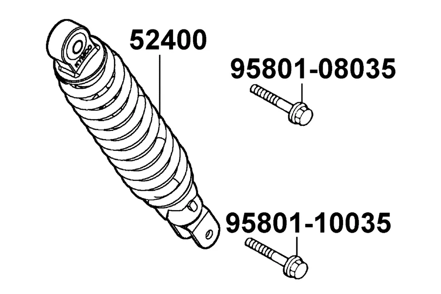 F17 Rear Cushion parts diagram