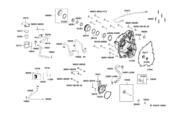 E04 Right Crankcase Cover ● Water Pump parts diagram thumbnail