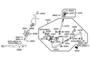 F15 Fwd / Rev Shift Assy ● Master Cylinder Rear parts diagram thumbnail