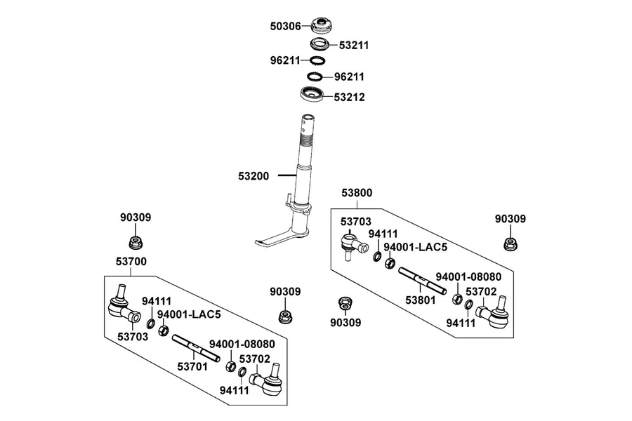 F04 Steering Stem parts diagram