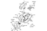 F04 Front Cover●Tank Cover parts diagram thumbnail