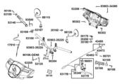 F03 Handle Steering ● Handle Cover parts diagram thumbnail