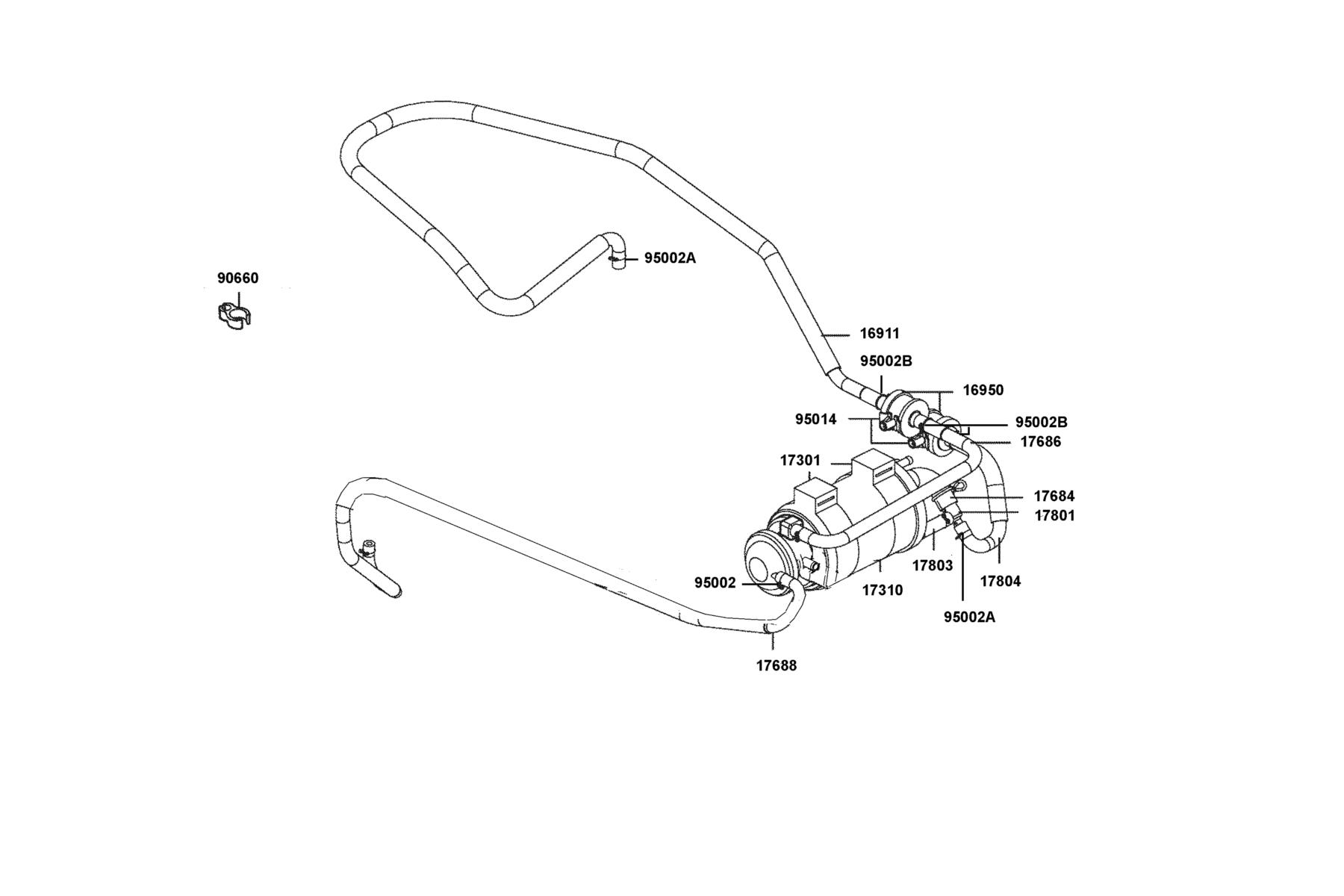 Mongoose 270i (2024MY) Canister-Pcv Assy parts diagram
