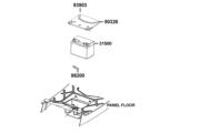 F11 Battery parts diagram thumbnail