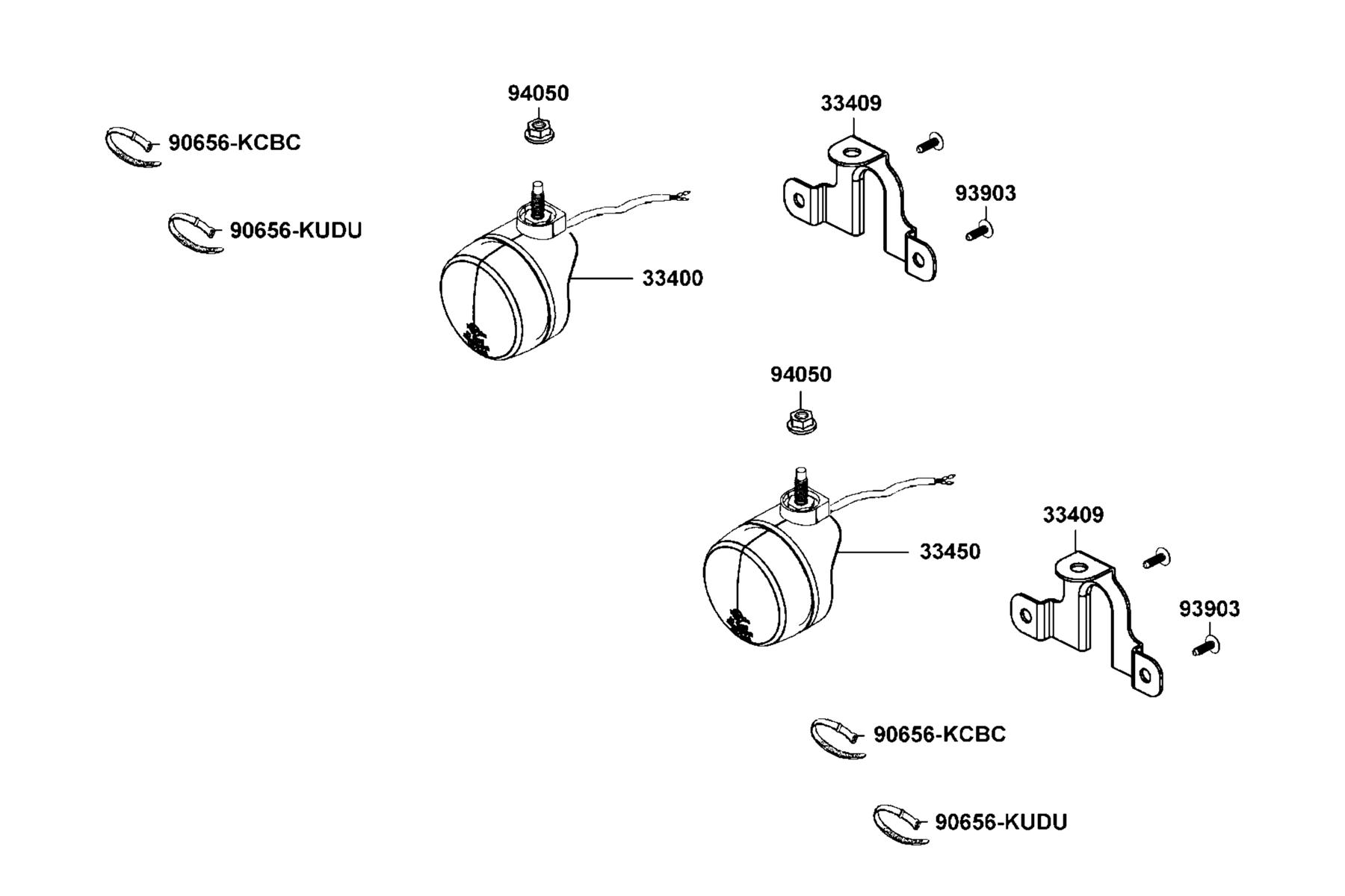 MXU 700(2020) Winker parts diagram