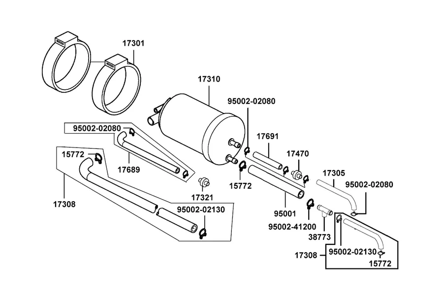F23 Canister Comp parts diagram