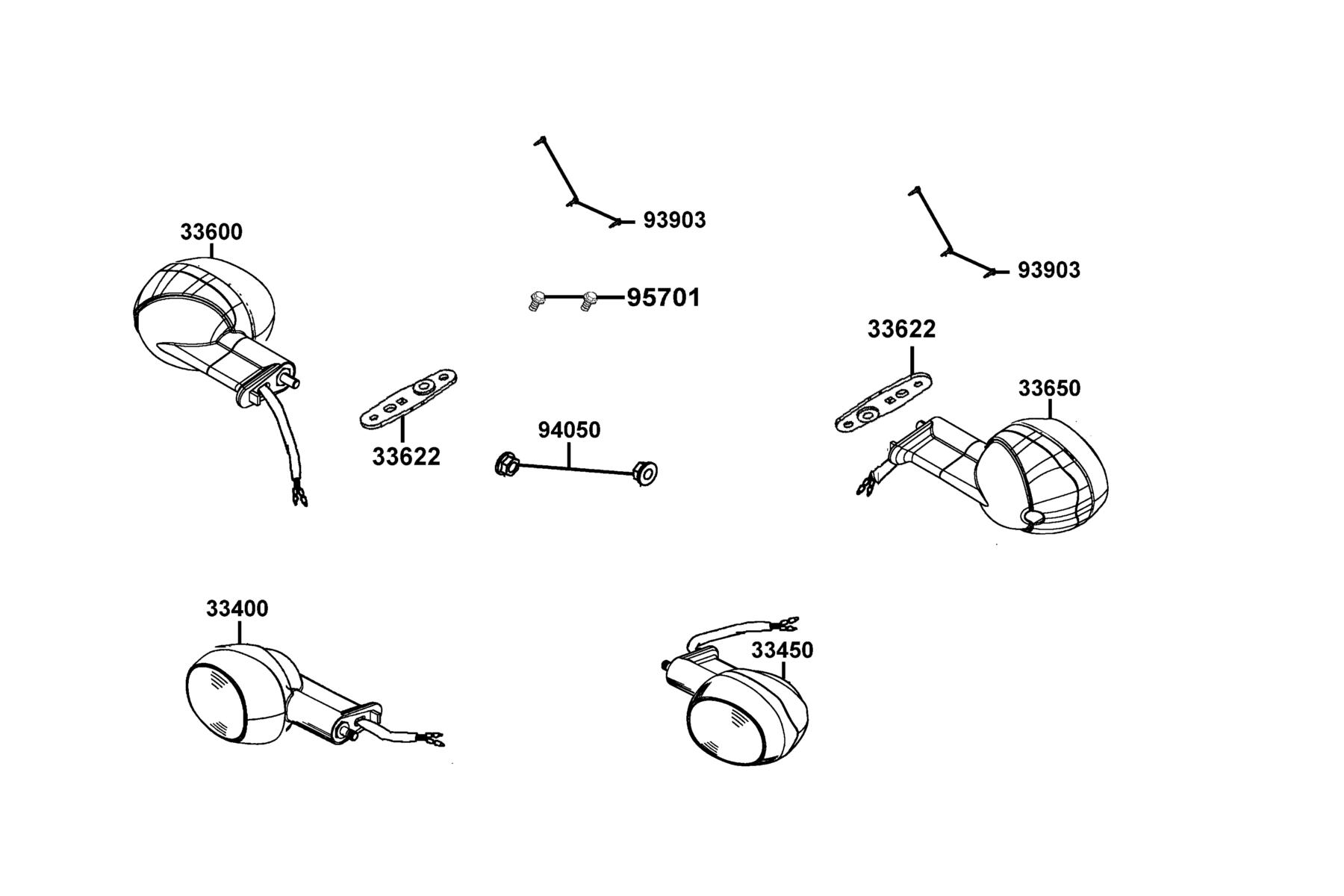 SUPER 8 50X MY2025 Front Winker parts diagram