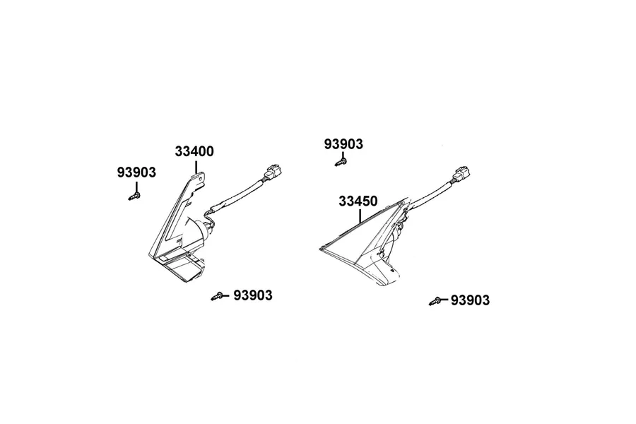 F17 Front Winker parts diagram