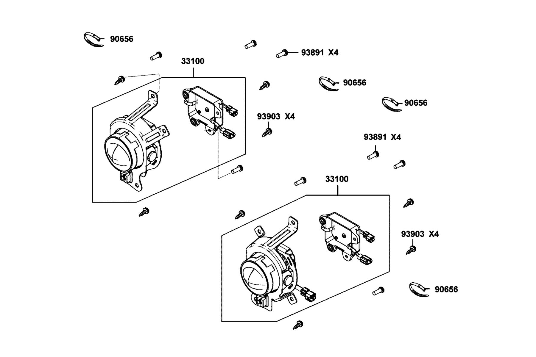 MAXXER 450i (2023) Head Light parts diagram