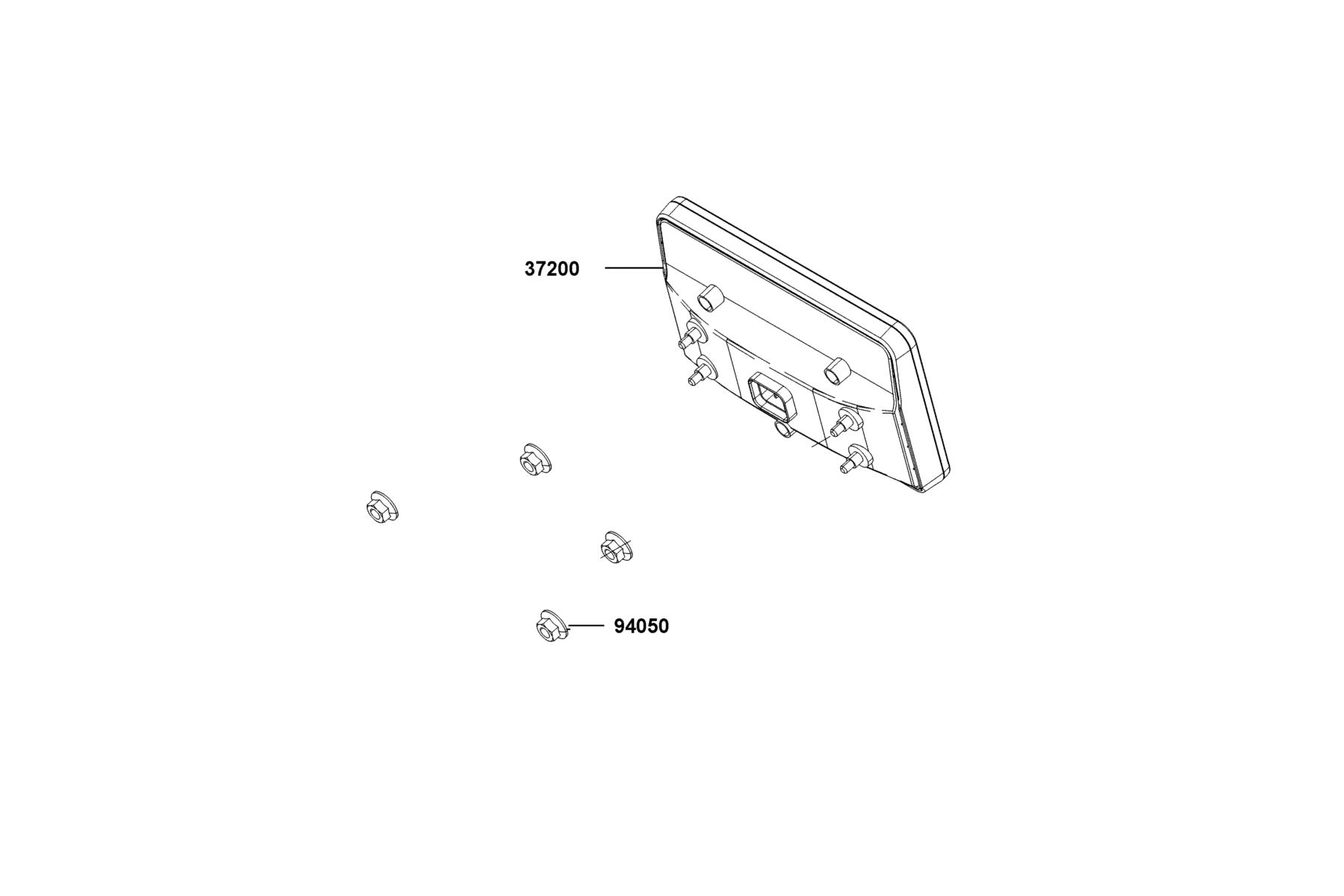 DOWNTOWN GT 125 Speedometer parts diagram