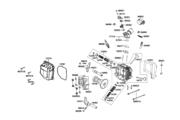 E02 Cylinder Head Cover ● Cylinder Head parts diagram thumbnail