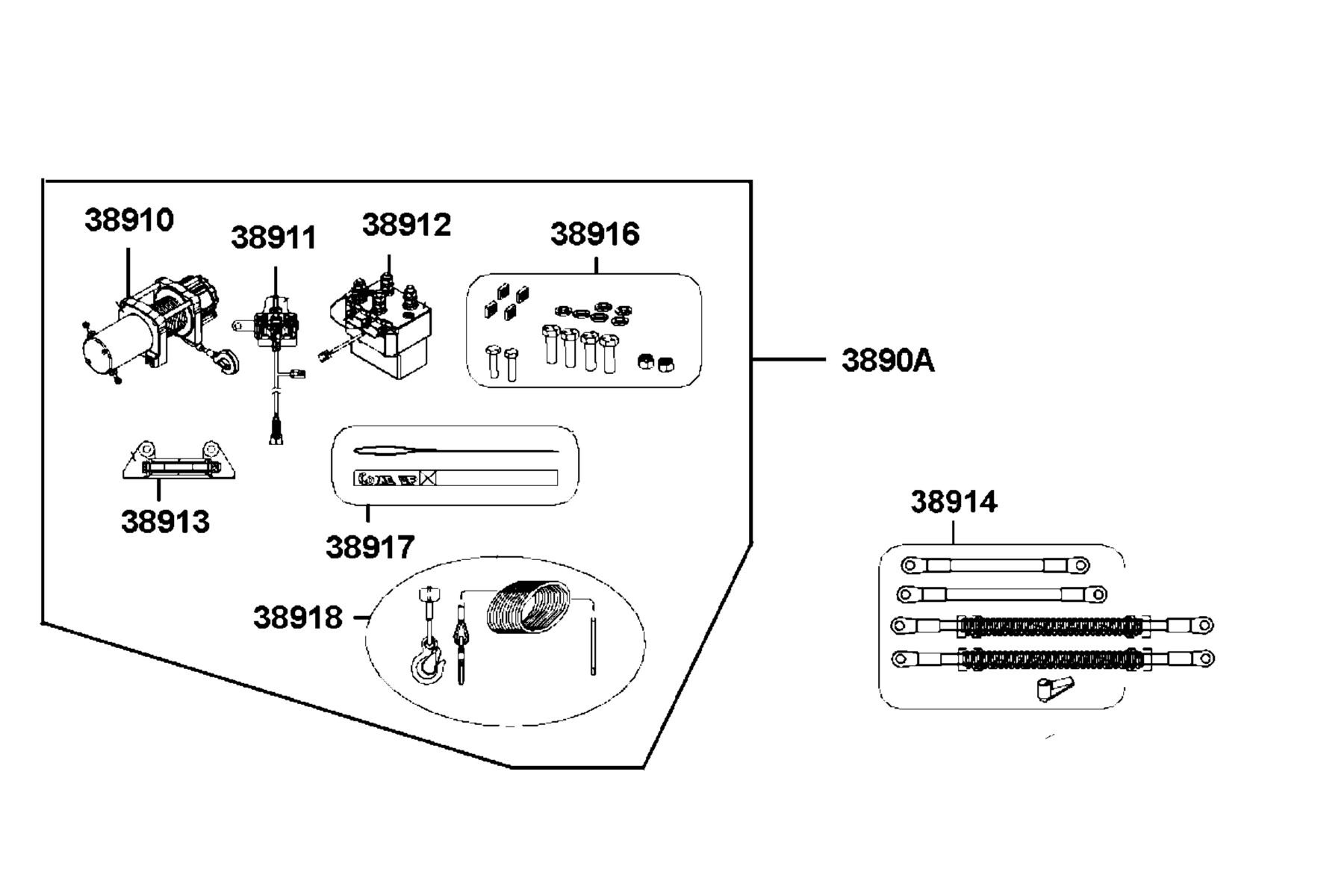 MXU 550(2021) Aicv parts diagram