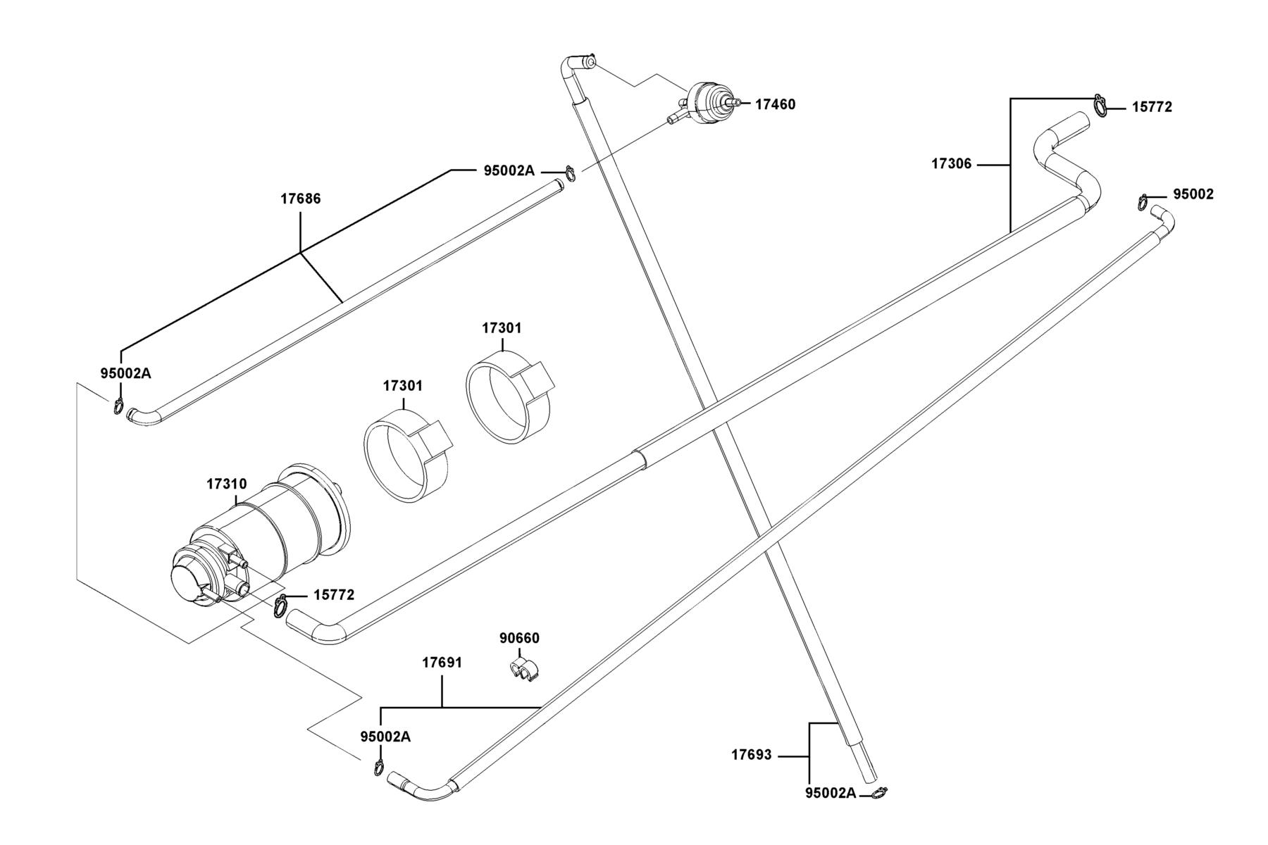 AK550 ST Canister parts diagram