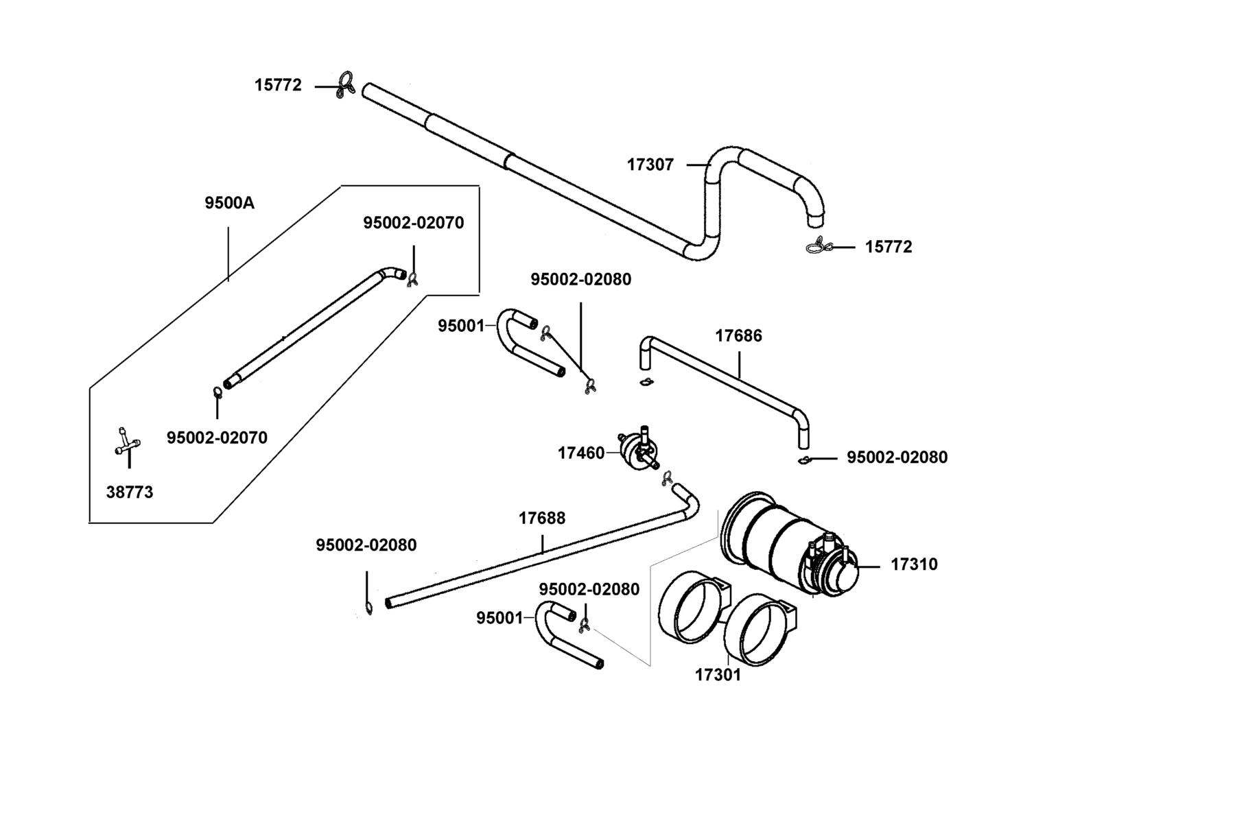 COMPAGNO 110i (2016~) Canister parts diagram