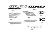 87206-AEB8-M30-T02 on the F24 Emblem ● Stripe diagram