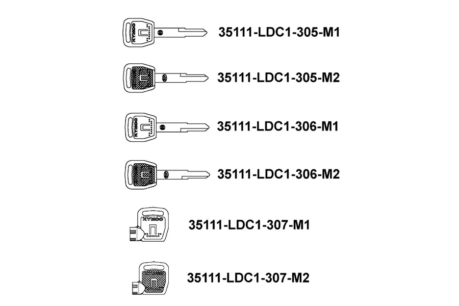 F26 Key parts diagram