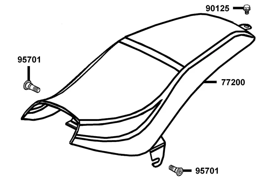 F14 Seat parts diagram