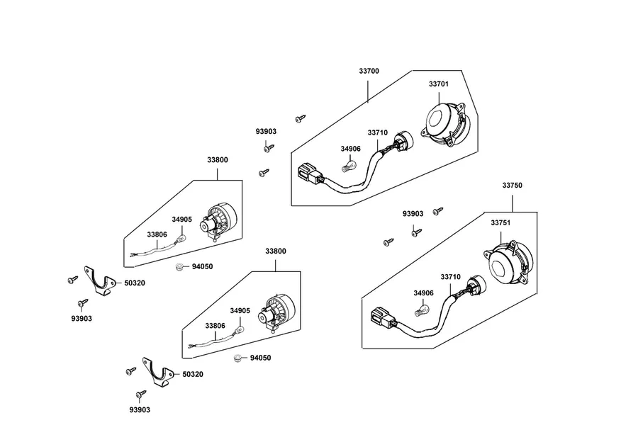 F17 Light Assy Rr Comb parts diagram