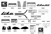 F22 Emblem ● Stripe parts diagram thumbnail