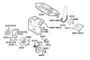E07 Starting Motor ● Oil Pump parts diagram thumbnail