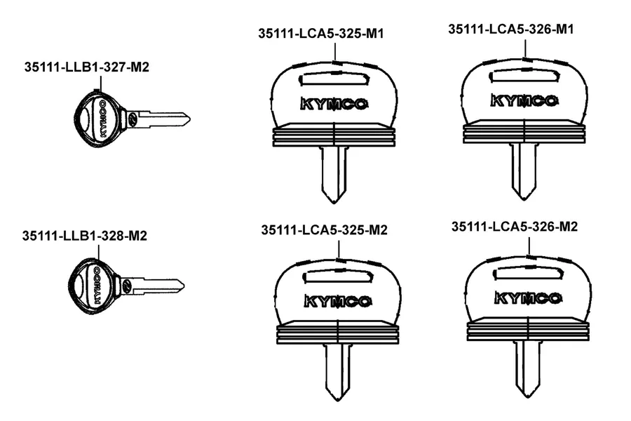 F28 Key Comp parts diagram