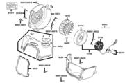 E08 Fan Cover ● Generator parts diagram thumbnail