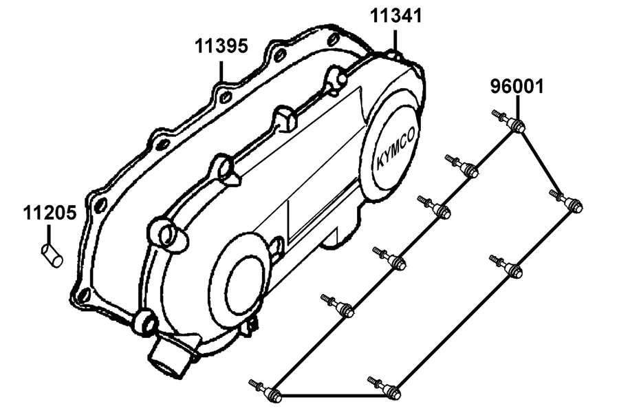 E05 Cover L Side parts diagram