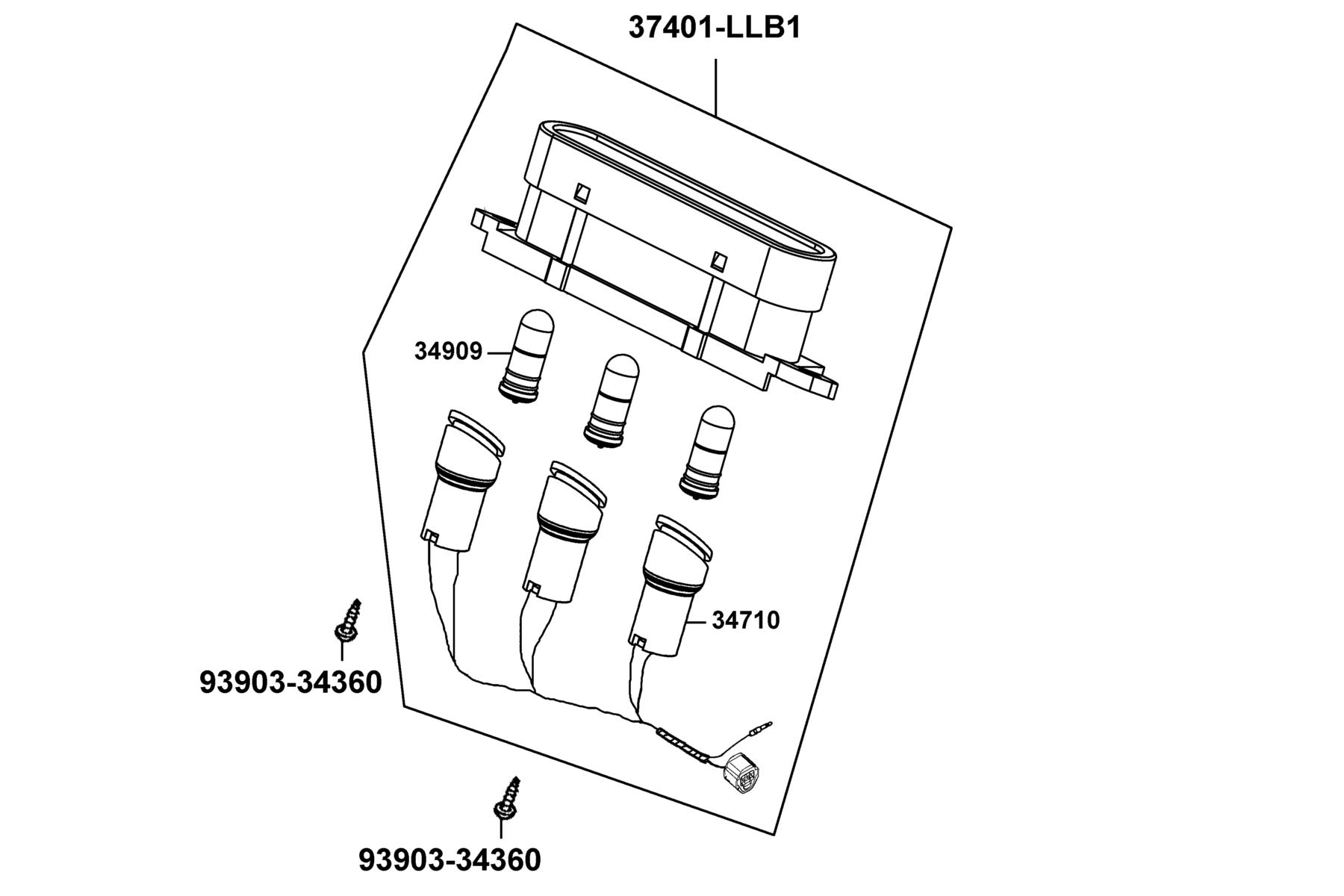 MONGOOSE 90S (2021) PILOT LAMP COMP parts diagram