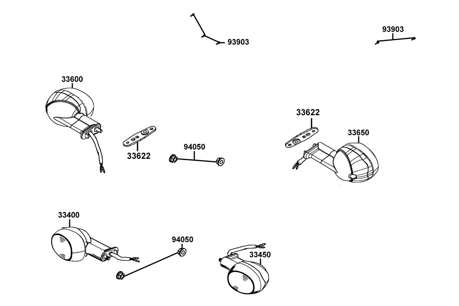 SUPER 8 150R ON-ROAD(2015~) Front Winker parts diagram